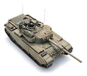 118-6870564 - H0 - IDF Centurion Shot Kal 1973